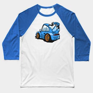 RWB Porsche Caricature Baseball T-Shirt